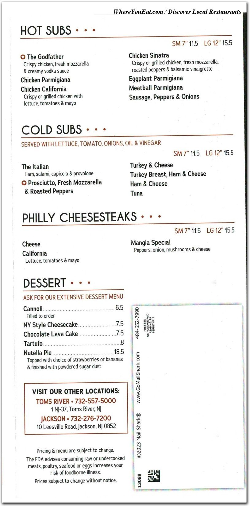 menu 5